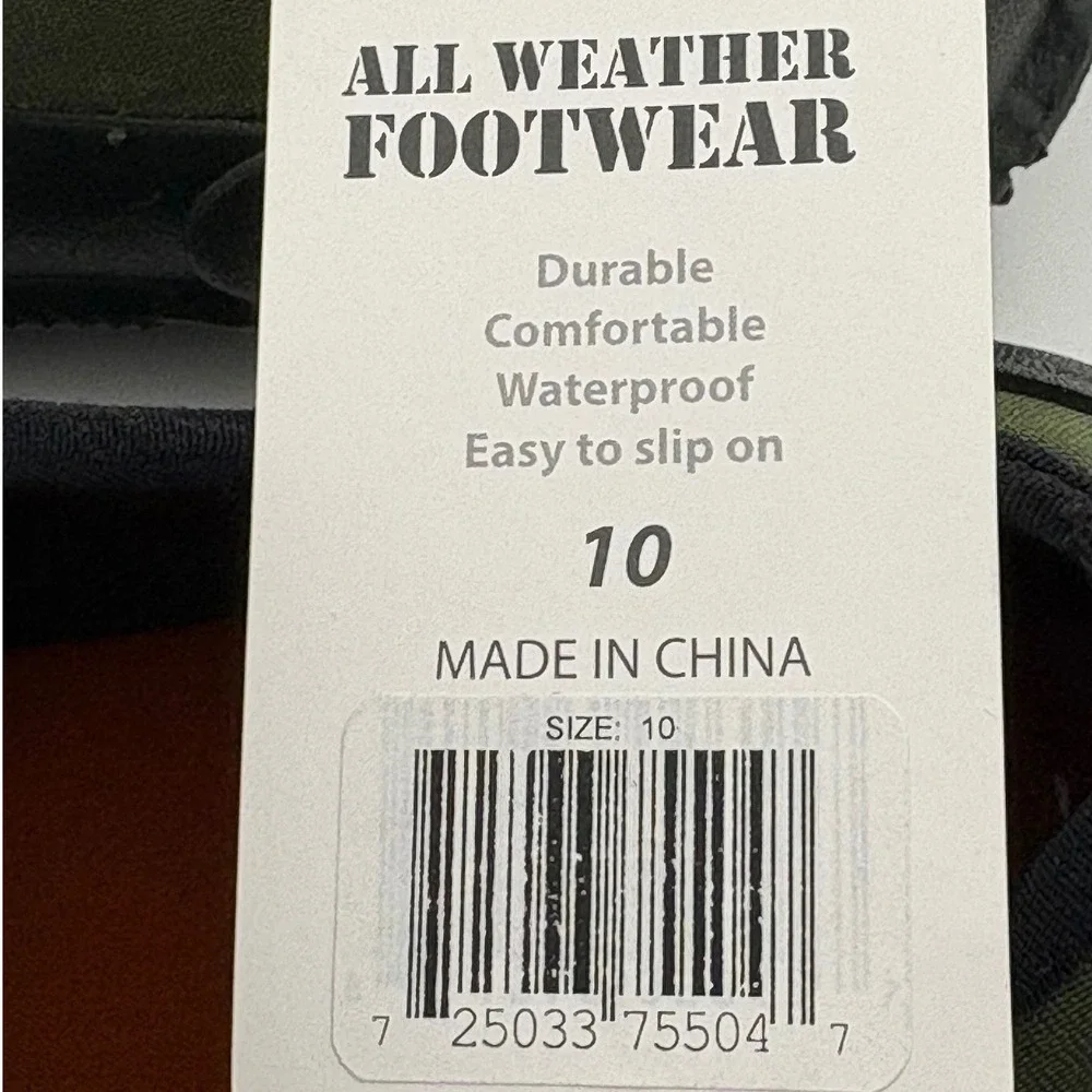 Habit‎ Men's All Weather Waterproof Slip On Shoes Size 10    NO BOX